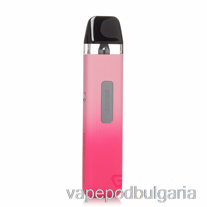 Vape 10000 Дръпки Geek Vape Sonder Q 20w Pod Kit Rose Pink